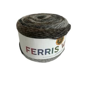 Lion Brand Ferris Wheel Color 609H Morning Java 100% Acrylic Yarn 3oz 270 yards